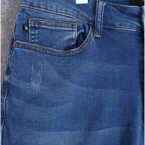 JUDY BLUE 16W Flare Fit High Waist Jeans JB88172 Medium Wash Lightly Distressed - Picture 5 of 13